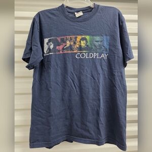 Gildan Navy Blue Coldplay Graphic Tee